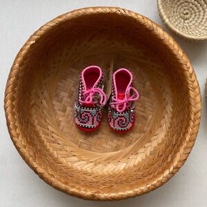 Stylish Pink and Black Kids Shoes